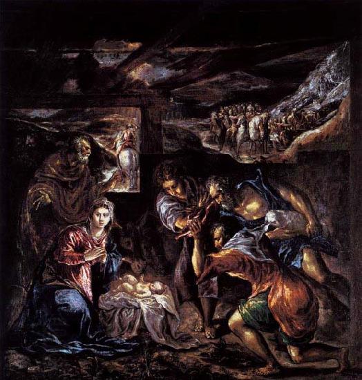 GRECO, El The Adoration of the Shepherds China oil painting art